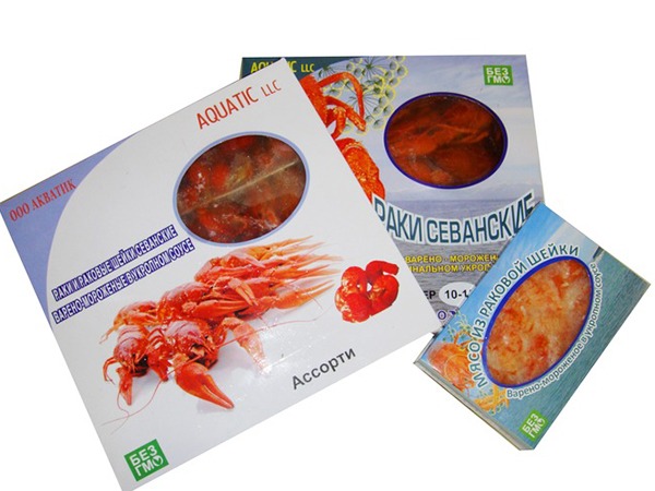 Раки в ассортименте в Иркутске