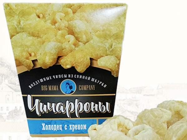 Чичарроны со вкусом холодца и хрена в Иркутске