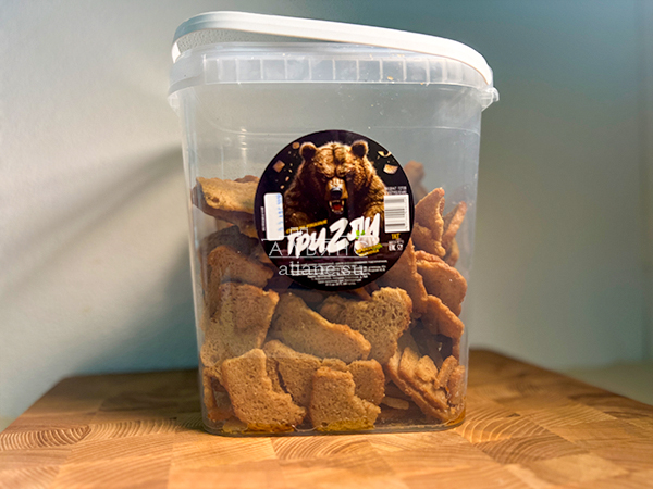 Ведро Ржаные гренки с чесноком в Иркутске