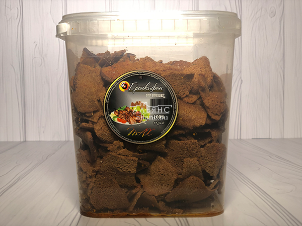 Ржаные гренки со вкусом шашлыка в Иркутске