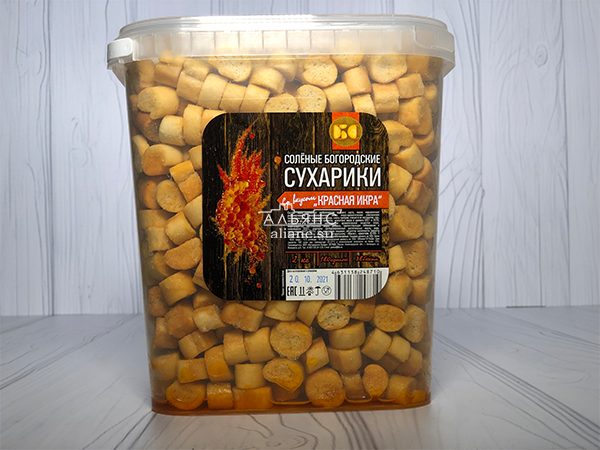 Сухарики с красной икрой в Иркутске