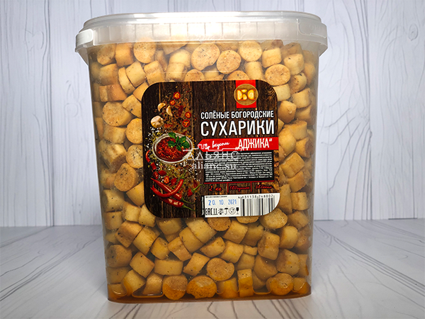 Сухарики с аджикой в Иркутске