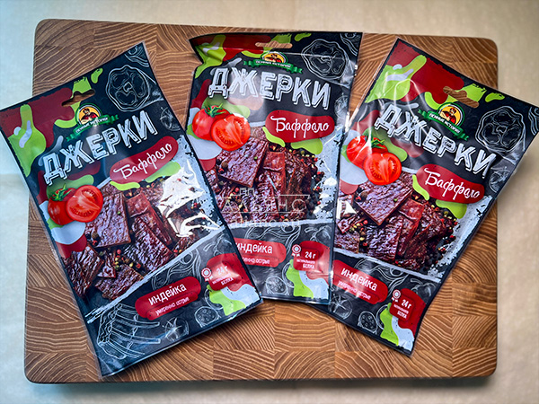 Джерки из индейки "Баффало" 45 гр. в Иркутске