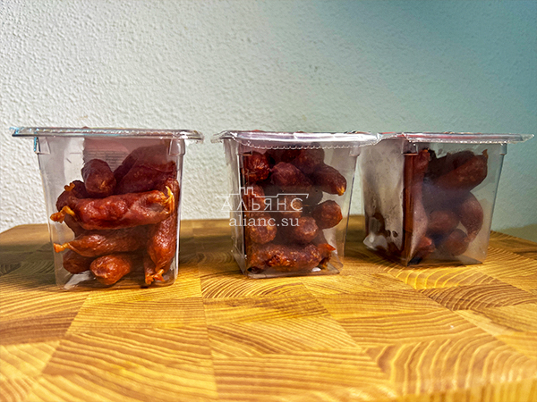 Колбаски МИНИ со вкусом аджики с/к (100 гр) в Иркутске