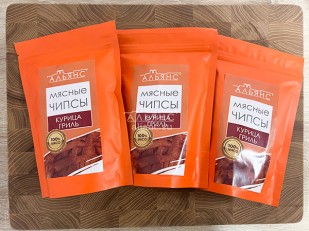 Креветка Черноморская (копченая) (25гр): Мясо (АЛЬЯНС) вяленое курица 