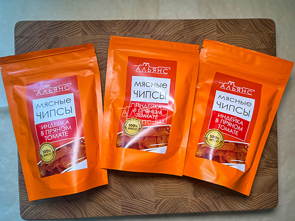 Мясо (АЛЬЯНС) вяленое индейка "В пряном томате" 50 гр. в Иркутске