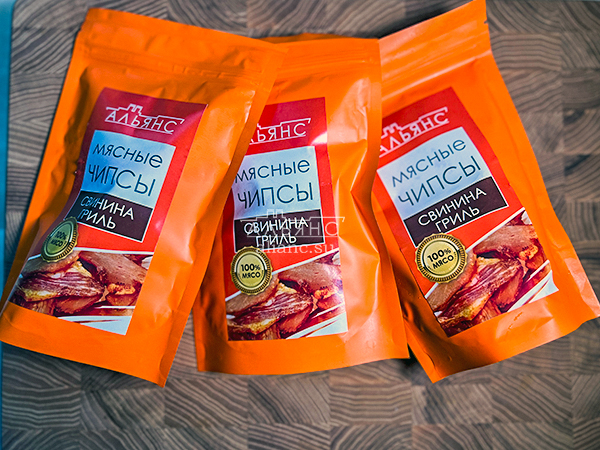 Мясо (АЛЬЯНС) вяленое свинина "Гриль" 50 гр. в Иркутске