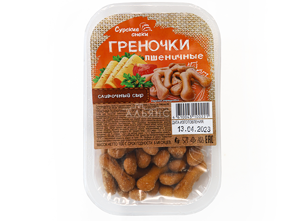 Сурские (ПШЕНИЧНЫЕ) Сливочный сыр (100 гр) в Иркутске