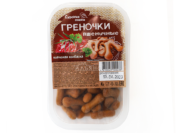 Сурские (ПШЕНИЧНЫЕ) Копченая колбаска (100 гр) в Иркутске