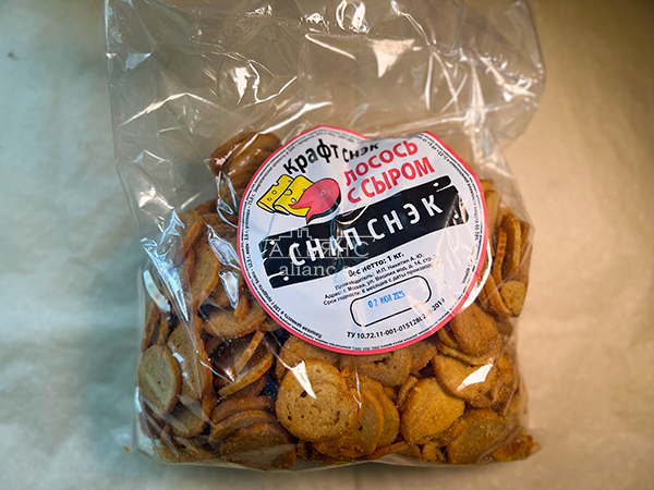 Снапсы ПШЕНИЧНЫЕ "Лосось с сыром" в Иркутске