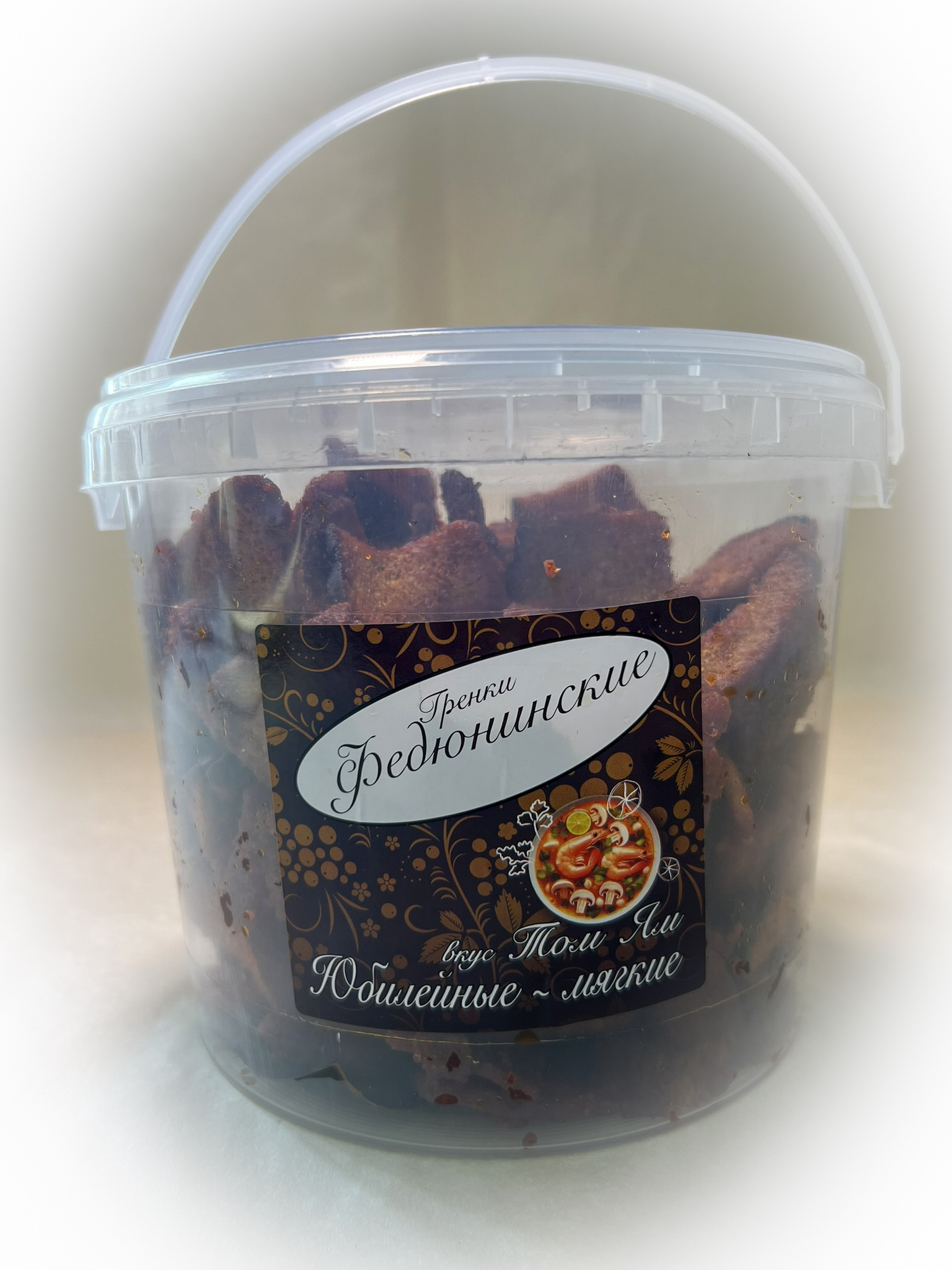 Гренки "ФЕДЮНИНСКИЕ" "Том ям" (ведро 900 гр.) в Иркутске