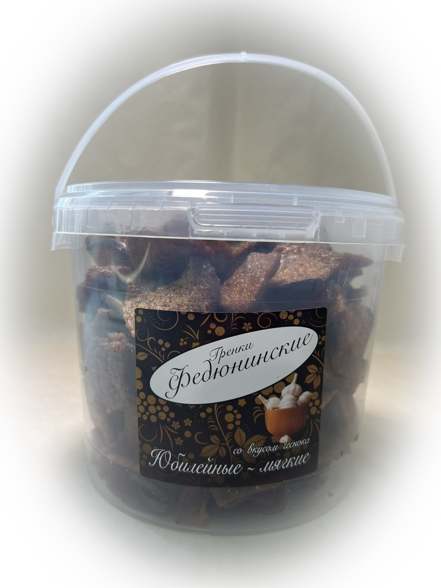 Гренки "ФЕДЮНИНСКИЕ" "Чеснок" (ведро 900 гр.) в Иркутске