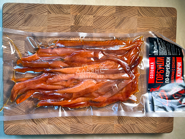 Горбуша соломка по-корейски в Иркутске