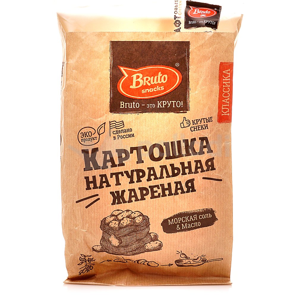 Картофель «Бруто» с солью 70 гр. в Иркутске