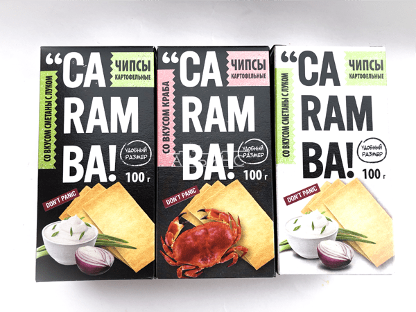Чипсы "CARAMBA" ассорти 100 гр. в Иркутске