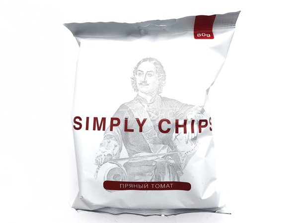 Картофельные чипсы "Simple chips" Пряный томат 80 гр. в Иркутске